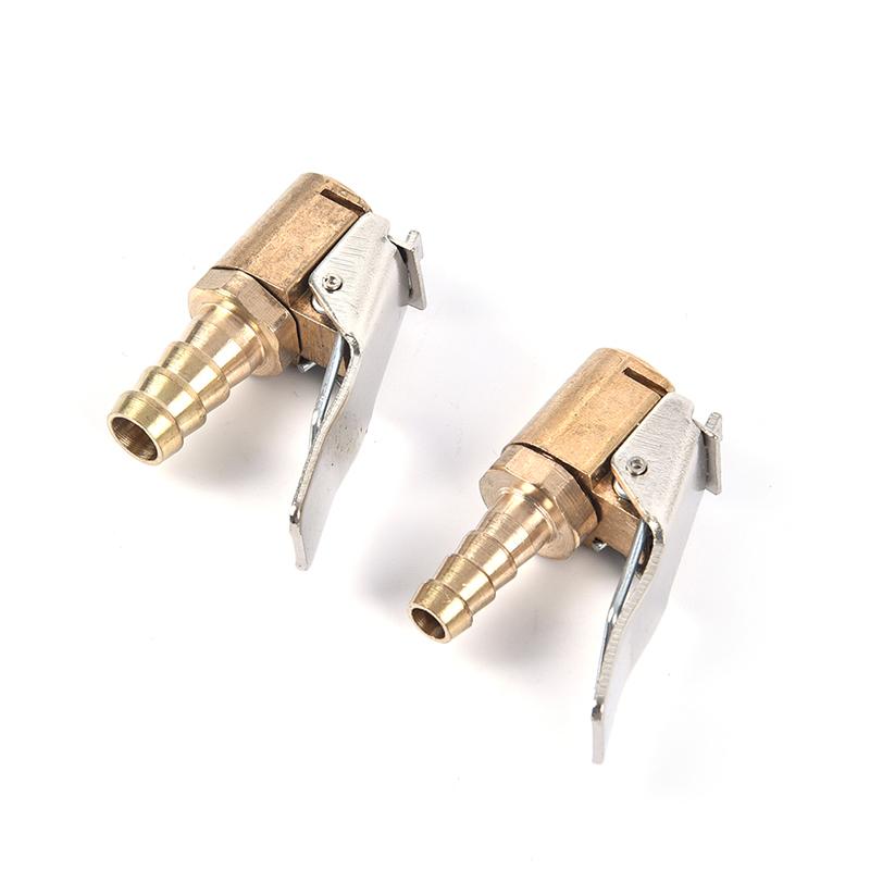 1Pc Brass Car Tyre Inflator Valve Connector Air Chuck Tire Clip Lock-on Car Adapter. Valve Stems 1