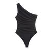 Araltay New Arrival Fashion Style Women's Clothing Fashion All-Match Asymmetric Fold Silk Net Jumpsuit 5039831