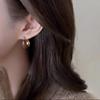 Japan And Korea Maillard Retro Autumn And Winter Women'S Stud Earrings Design Temperament High-End Earrings Factory