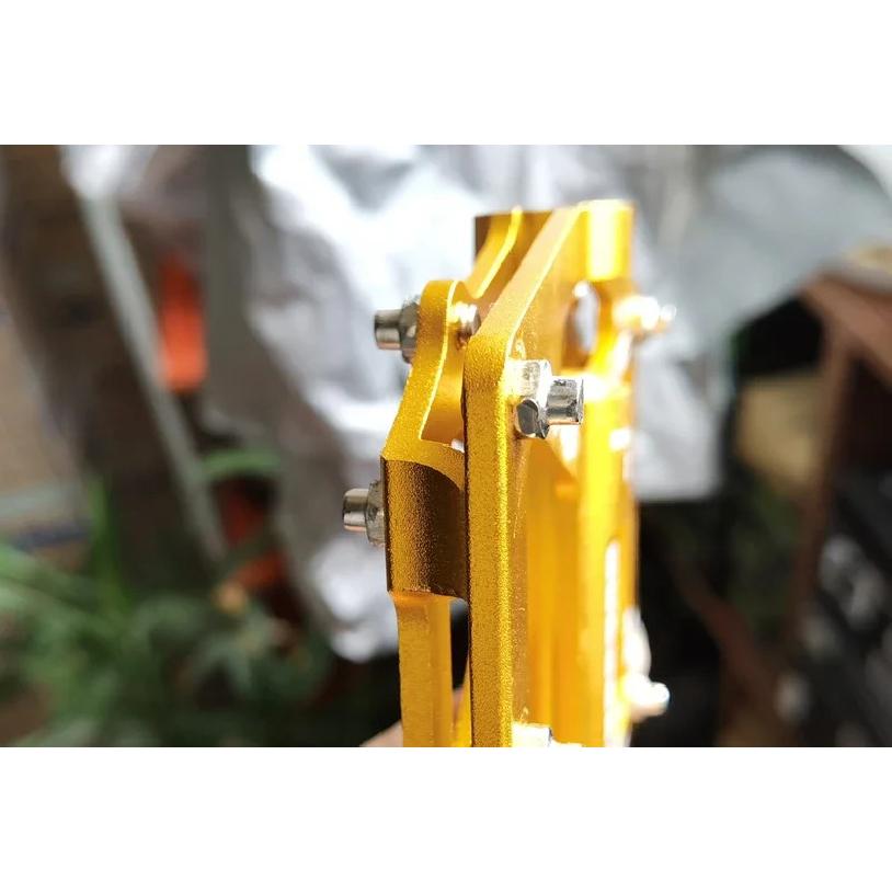 Neue Fahrradpedale mit 3 Lagern, rutschfeste MTB-Pedale, flache Aluminiumlegierung, wasserdicht, Fahrradzubehör