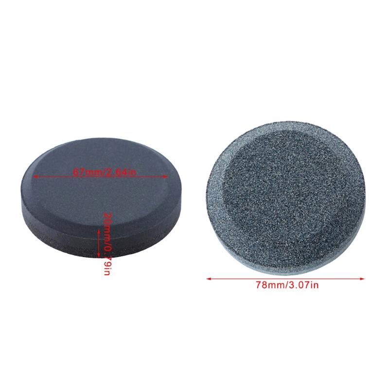 Double Side Abrasive Sharpener For Cutter Scissors Tool Ergonomic Round Design Durable Corundum & Silicon Carbide
