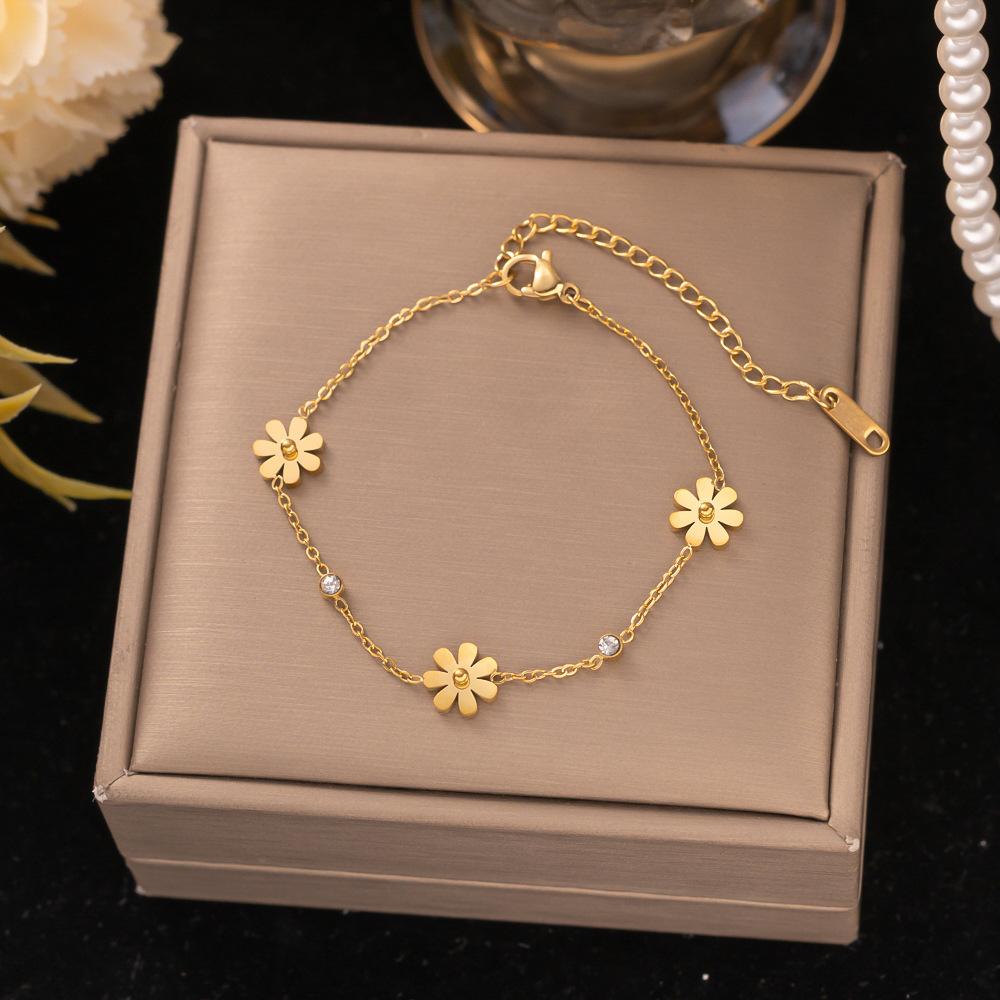 Fashion Titanium Steel Bracelet Never Fade Elegant Durable Jewelry for Women Men Unisex