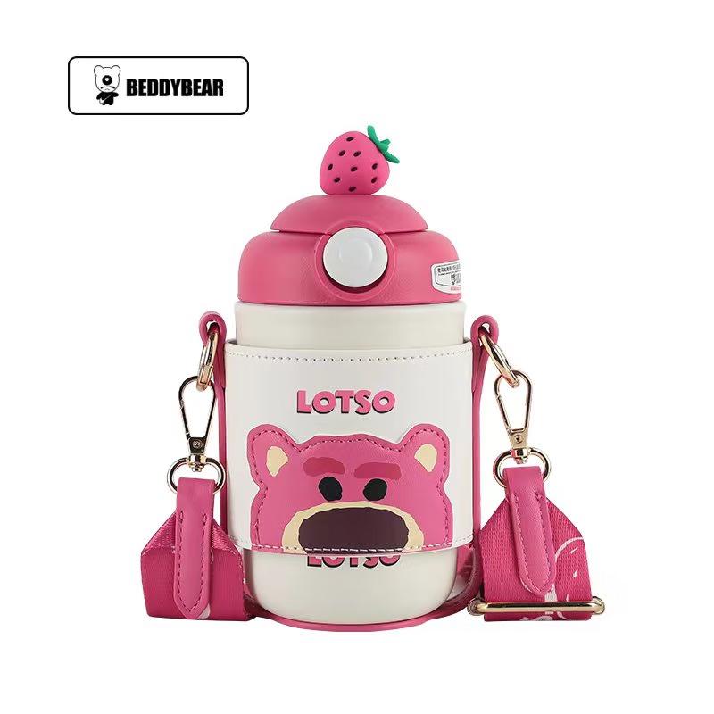 Beddybear Kids' Stainless Steel Straw Thermos