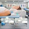 Cervical Support Pillow Memory Foam Neck Pain Relief Pillow for Neck and Shoulder Comfort Ergonomic Cervical Cushion for Sleep