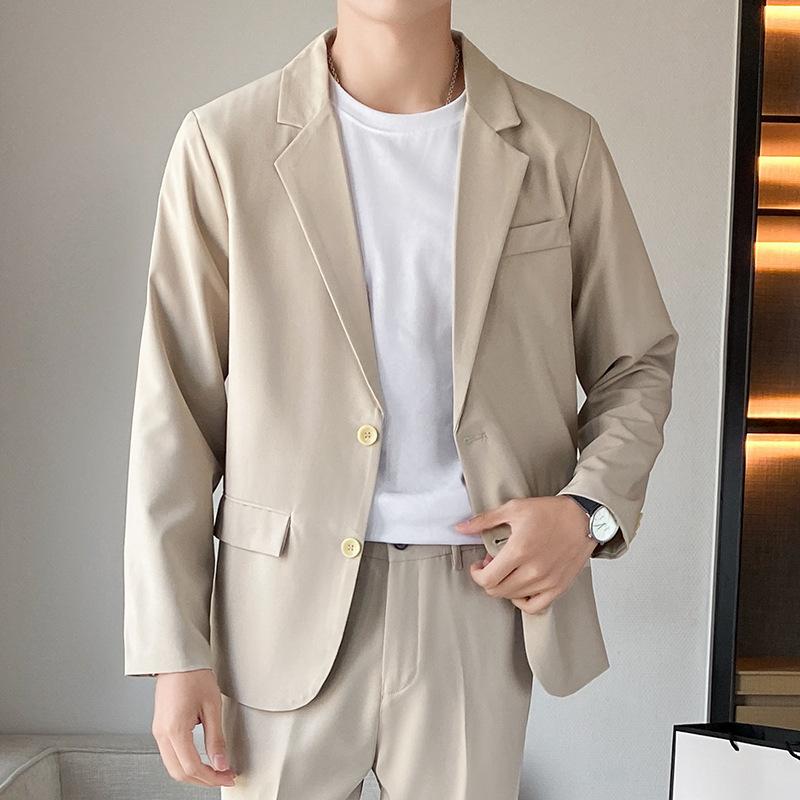 Men's Jacket Office Casual Jacket Men's Casual Plus Size Suit Groom Dress Slim Jacket