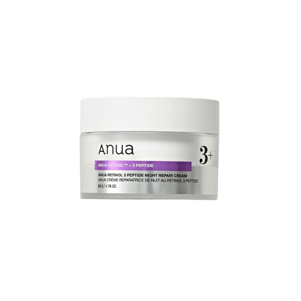 Anua Retinol 3 Peptide Night Repair Cream – Intensive Overnight Anti-Aging Care