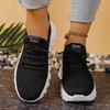 Fashion Fashion Knitted White Sneakers for Women Summer Mesh Breathable Platform Sports Shoes Woman Thick Bottom Non Slip Running Shoes