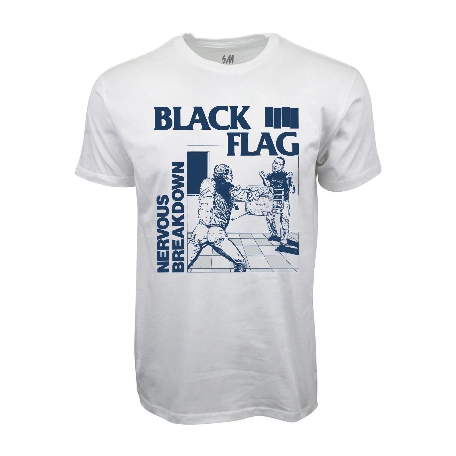 Unisex Adult Casual Graphic FLAG NERVOUS BREAKDOWN GRAPHIC T-SHIRT ... M