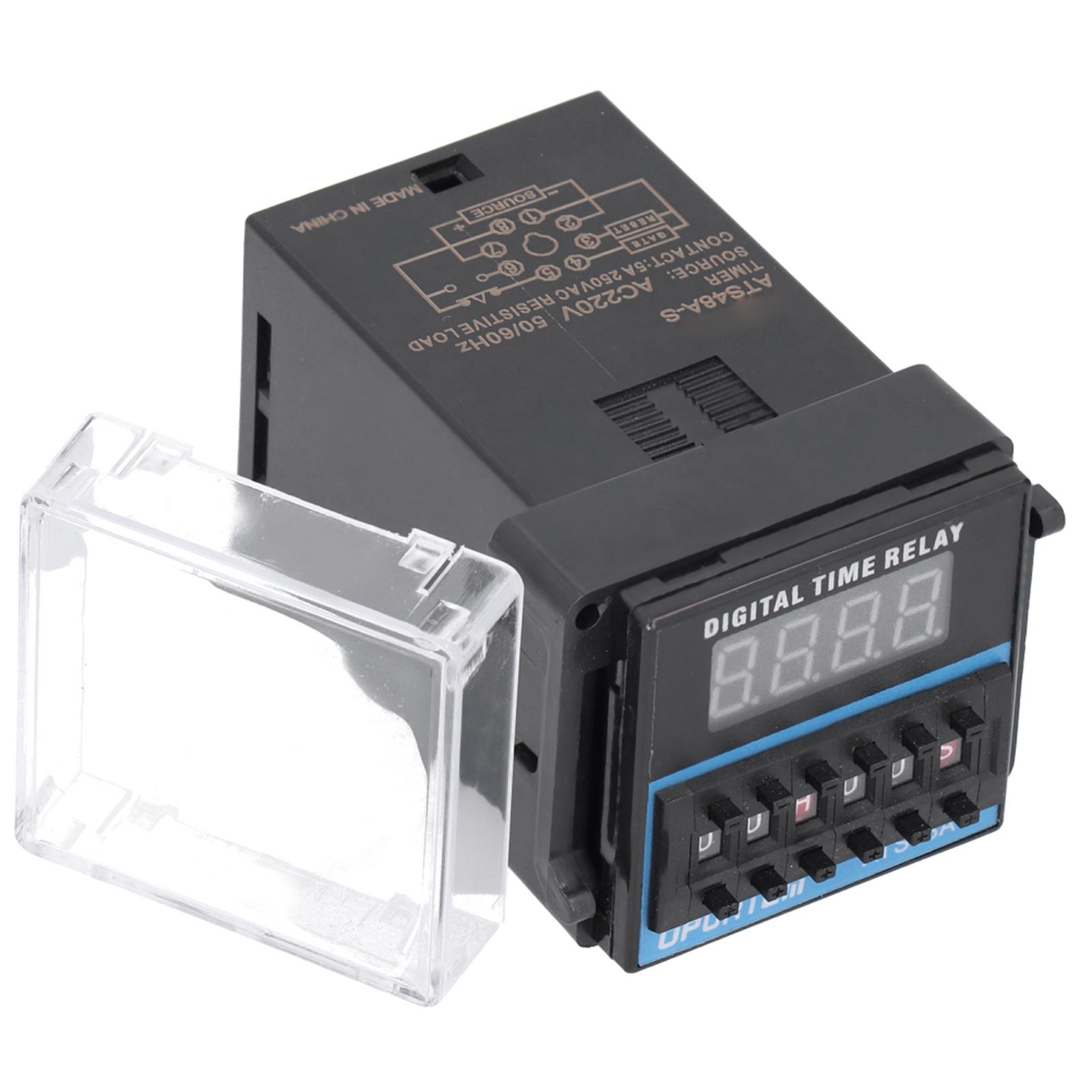 

Time Relay Cycle Delay Switch Controller Electronic Components ATS48AS 50 60Hz AC 220V