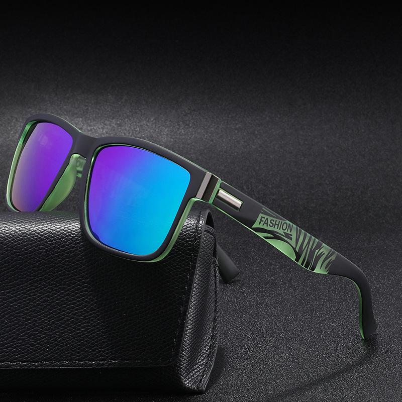 2024 Euro-American Men's Retro Square Polarized Sunglasses D518