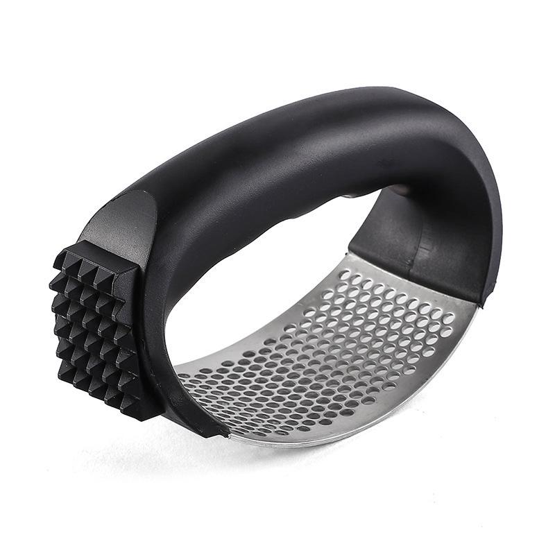 Dual-Function 304 Stainless Steel Garlic Press and Meat Floss Maker