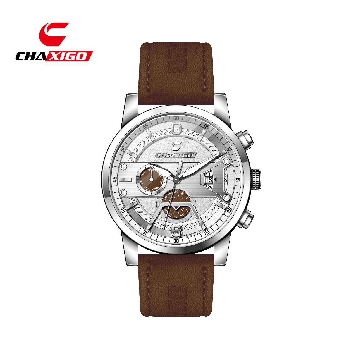 

CHAXIGO мужские часы поясная модель многофункциональные кварцевые наручные часы