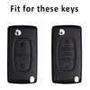 For Peugeot 107 207 307 308 407 607 206 4007 3008 5008 for Citroen C2 C3 C4 C5 C6 C8 2/3 Buttons TPU Car Remote Key Case Cover
