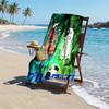 Beach Towel with B-BLUE L-LOCK Pattern - soft,absorbent,machine washable Lightweight&Modern,swimming,Travel Essentials