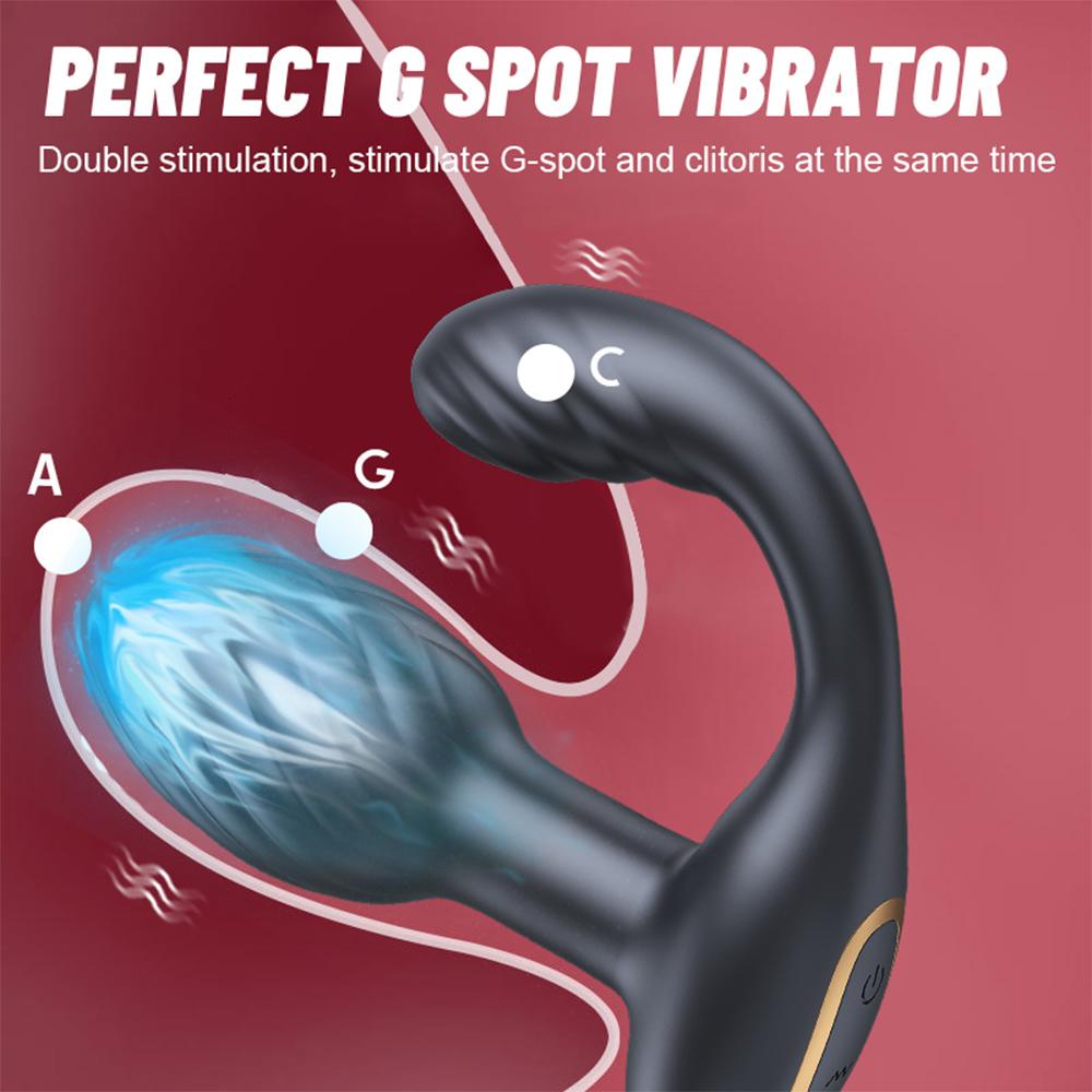 Adult Goods Anal Plug Prostate Massager G Spot Clitoris Stimulation 4 In 1 Vibrator Wireless Control Sex Toy for Women Men