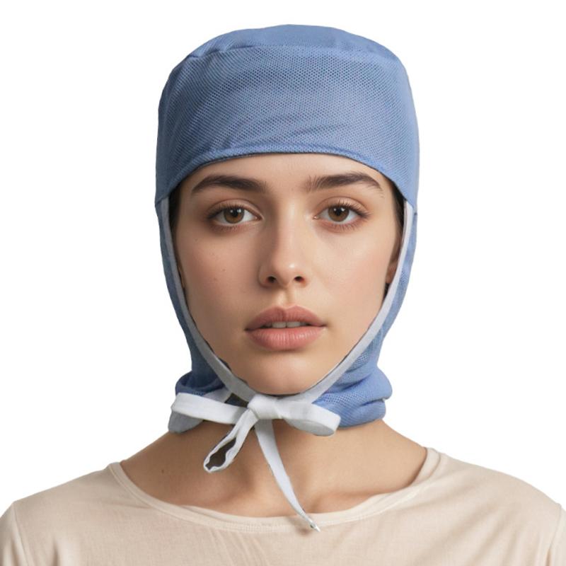 Anti-Hair Loss Food Processing Cap Workshop Staff Breathable Design Lightweight for Factory Restaurant Kitchen Work Use