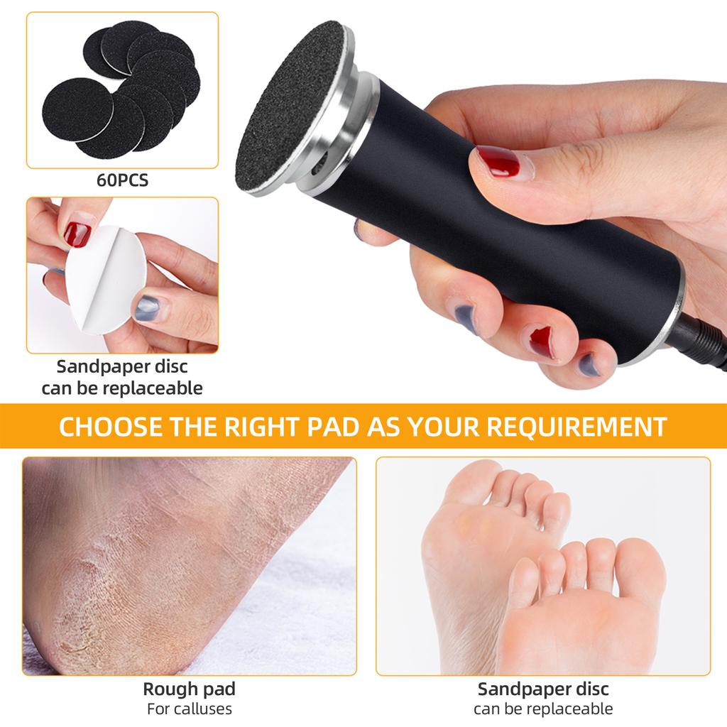Electric Foot Callus Remover Machine for Removel Dead Skin Foot File Grinder Pedicure Machine