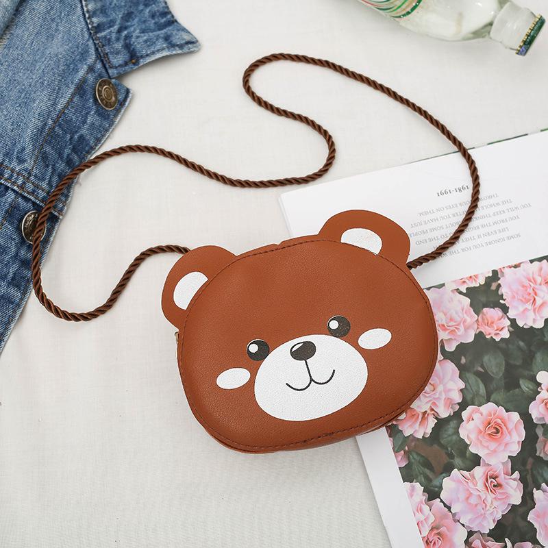 2020 Korean Small Animal Cartoon Crossbody Bag for Kids - Cute Mini Coin Purse for Girls