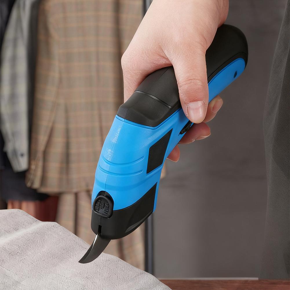 Tragbare wiederaufladbare elektrische Schere müheloses Schneiden Stoff Leder elektrische Schneideschere Schneider Nähschneidemesser