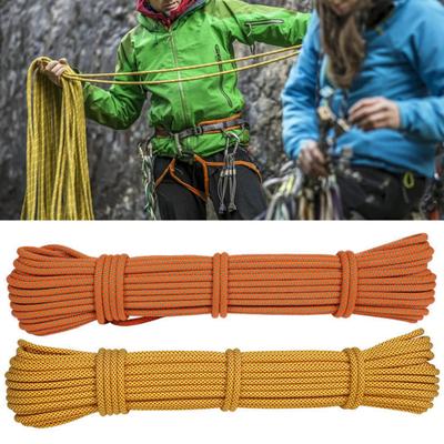 Venkovské bezpečnostní lano Vysokopevnostní Polyesterové horolezecké 6MM Pomocné lano s nízkou kluzností