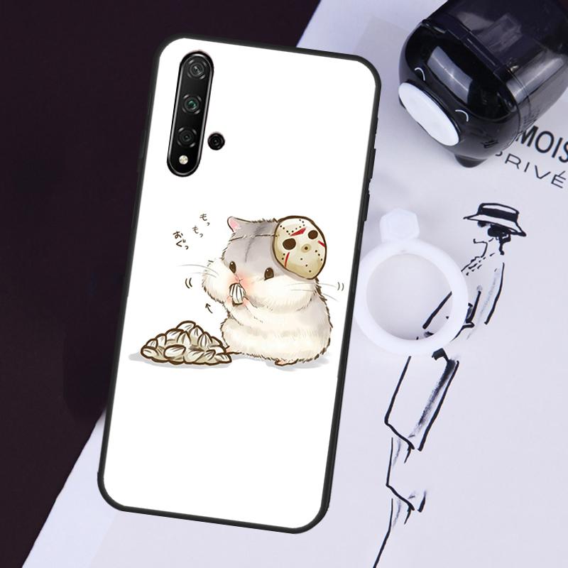 Rabbit Mouse Hamster Case For Huawei P40 P20 P30 Lite Nova 11i 8i 3i 9 10 SE 11 Pro 5T Y91 Y90 Y70 Y61 Y60 Cover
