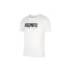 Letter Logo Print Round Neck Short Sleeve T-Shirt Men Tops White DR7806-100