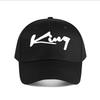 King Printed Cotton Mesh Baseball Cap Baseball Cap Fashion Unisex Sunhat Womens Outdoor Sports Snapback Cap