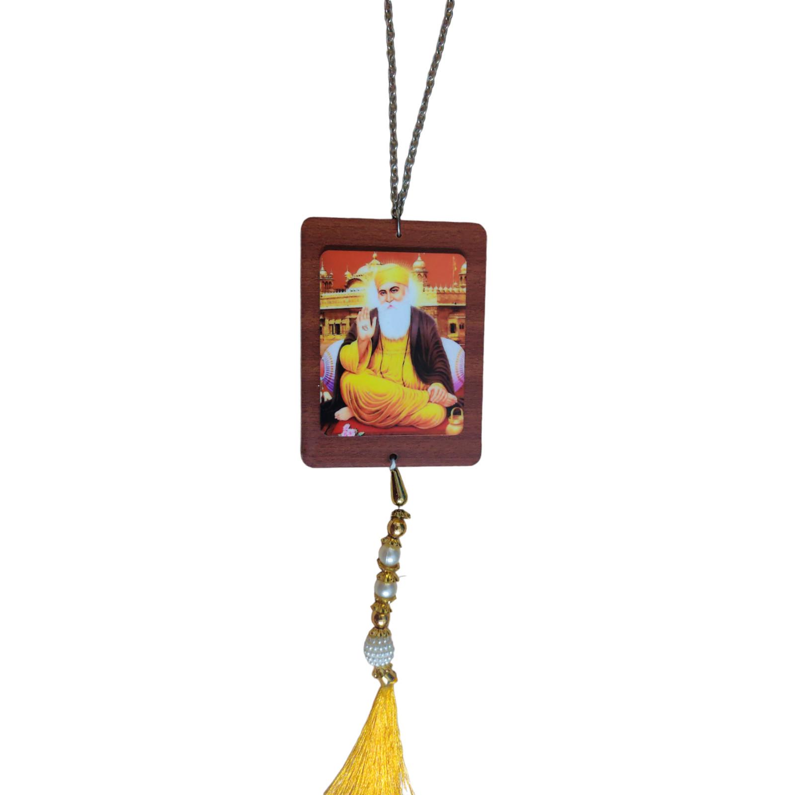 @ Indian Traditional Wooden Guru Nanak Dev Ji For Car Hanging Zr613-60%Off