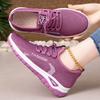 Lightweight Breathable Slip On Athletic Shoes for Women Flexible Sole Casual Running Sneakers with Knit Upper and Cushioned Insole
