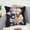 Anime Chainsaw Man Pillow Case Pillowcase Double-Sided Printing Cushion Cover 45x45 Decorative Cushions Sofa Soft Home Decor Pil