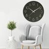 8 Inch Silent Wall Clock Non Ticking Decorative Easy To Read Round Wall Clock for Home Livingroom