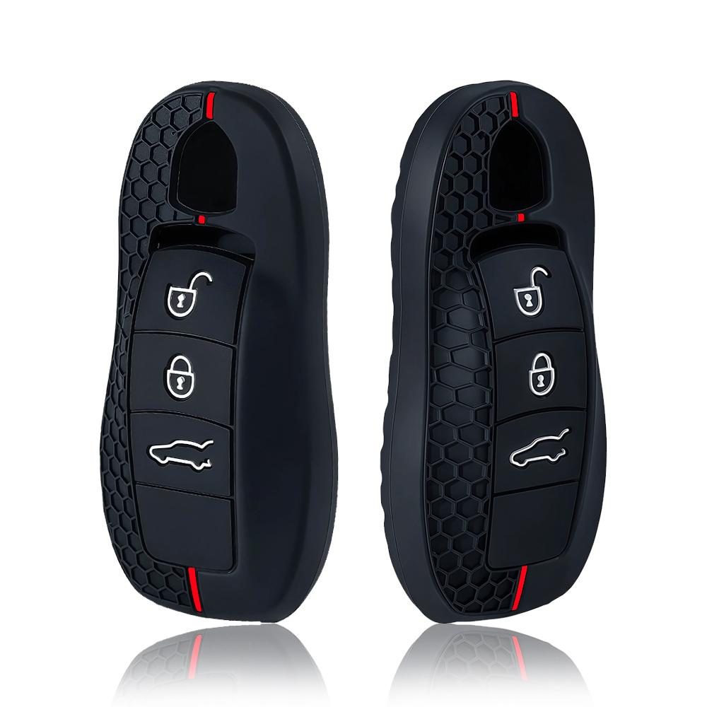 Car Key Case Cover Shell Fob for Porsche Cayenne Panamera Macan Cayman 911 718 918 958 Remote Key Protector Holder Accessories