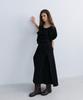 Epinggeulleo Origami Ribbon Patched Blouse - Black