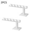 6 Hooks Hat Holder L Shaped Baseball Cap Storage Rack Wall Mount Hat Belt Organizer Hooks Multi-function Storage Hanger