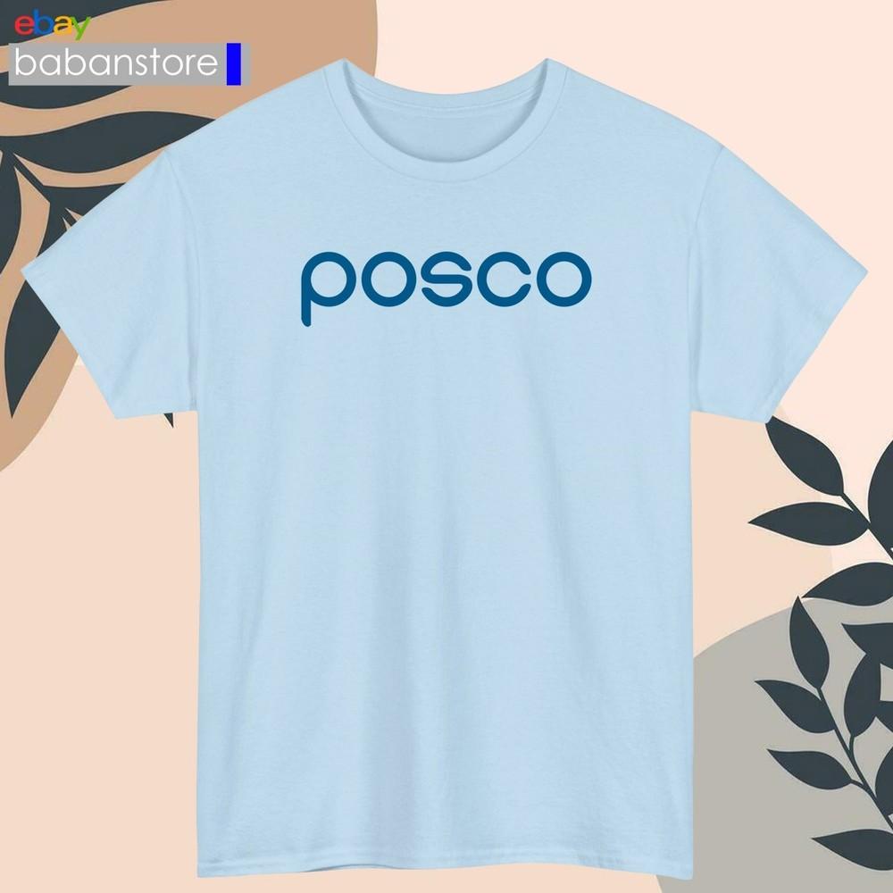 POSCO HOLDINGS Logo Black/White/Gr wbr/ ey/Navy/Red/Li wbr/ ght Blue TShirt S5XL Unisex T-Shirt XL