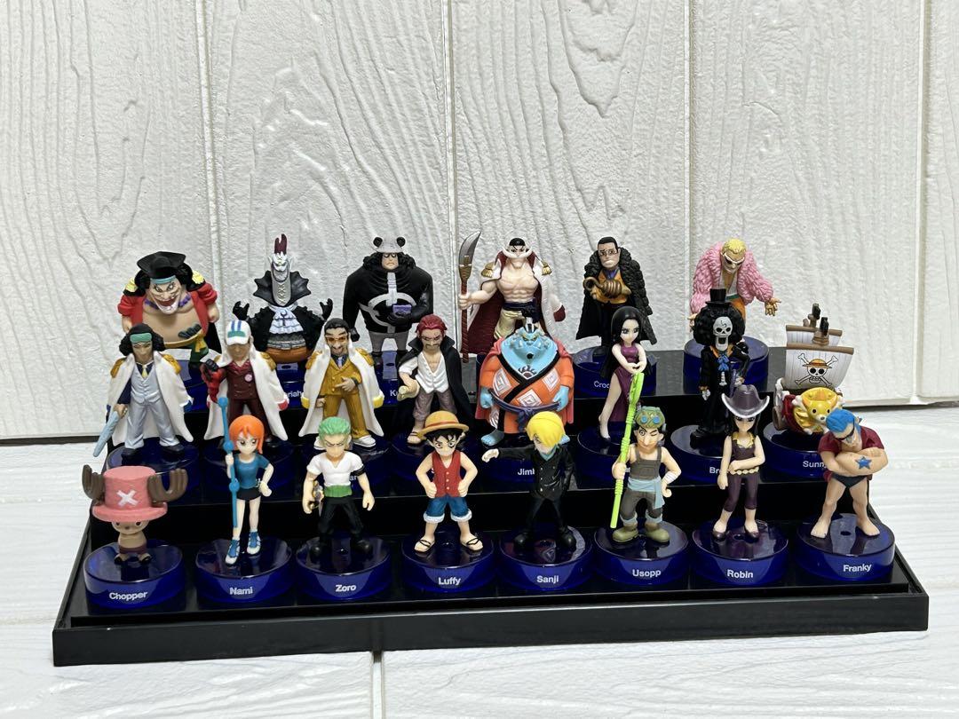 

[USED] One Piece Figure Set of 22 with Display Stand