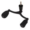 Aluminum Alloy Fishing Reel Double Handle Grip Rocker Arm Spray Painting Matt Black Lure Spinning Fishing Wheel Hex