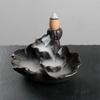 Backflow Incense Holder Pressure Relief Beautiful Waterfall Incense Burner for Meditation Coffee Shop