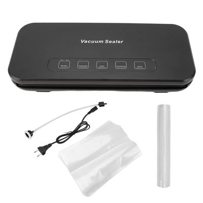 Vacuum Sealer Machine 110W 85kpa ABS 5 Mode Compact Automatic Food Sealer with 10 Sealing Bags for