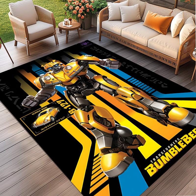 Robot Print Rug, Washable Floor Carpet, For Entryway Dorm Laundry Room Office Study, Home Decor Birthday Christmas Gift