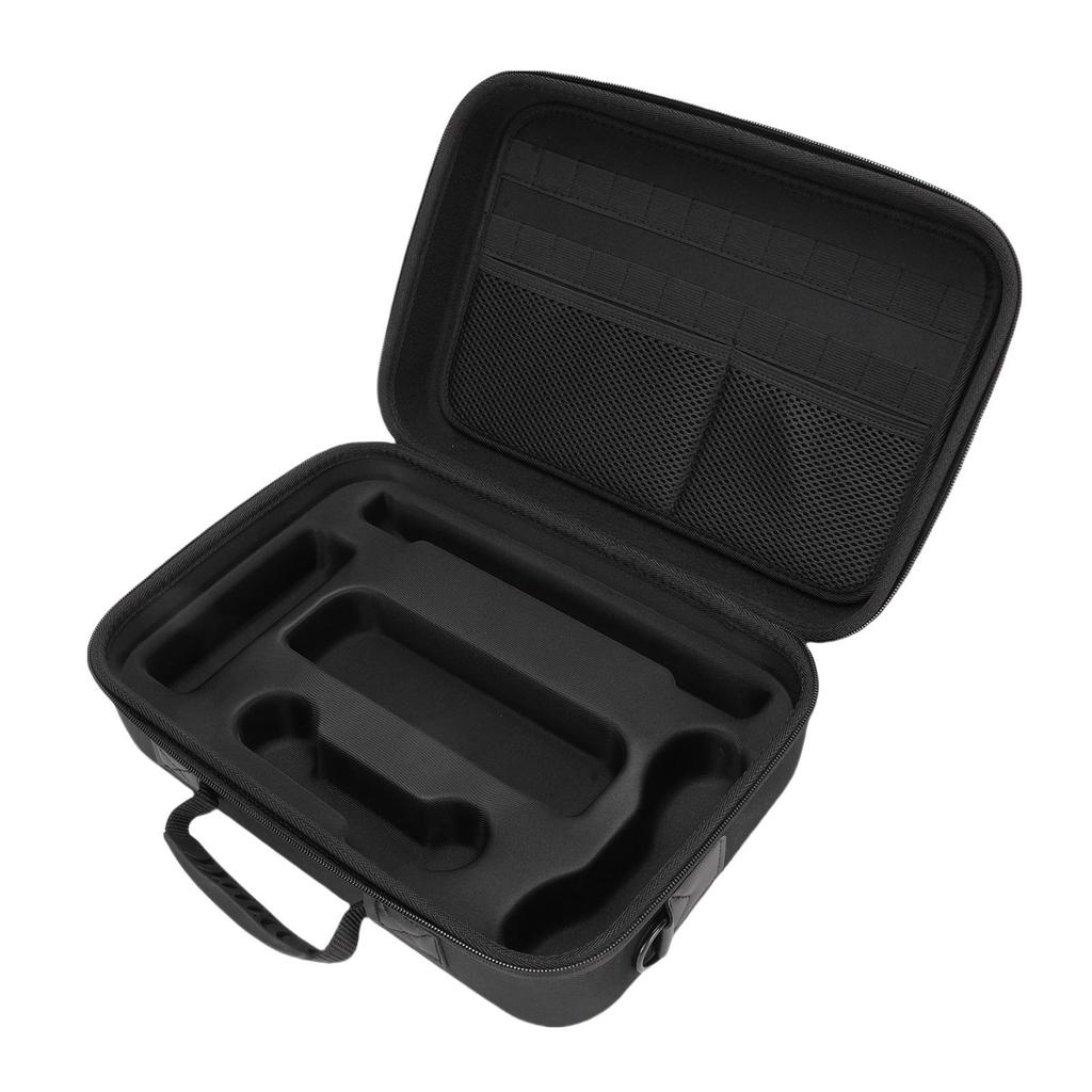 Game Console Carrying Case Fit for Switch 2 2025 Protective Hard Shell Portable Travel Bag with 2 Pockets Black