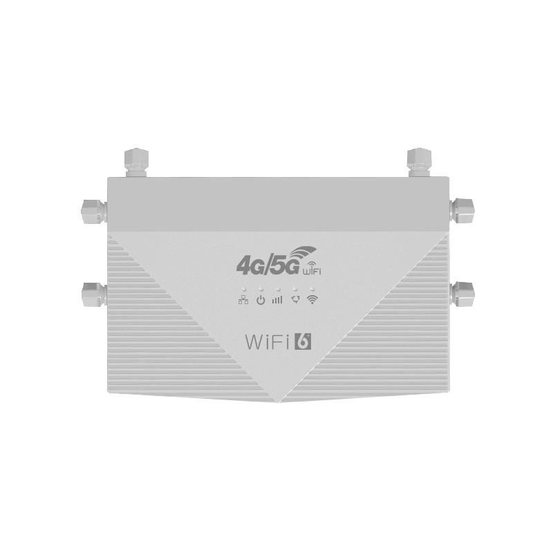 4G Router with SIM Card: Six-Antenna, Built-in Battery for Home, Office & Public WiFi Sharing