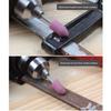 A84X-20Pcs Abrasive Mounted Stone For Dremel Accessories Grinding Stone Wheel Head For Dremel Rotary Tools Bullet-Shape Pink