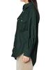 Tops Round Hem Work Shirt Green [Lee] Women's