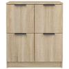 VidaXL Buffets 2 pcs Chêne Sonoma 60x30x70 cm Bois d'ingénierie 3115806