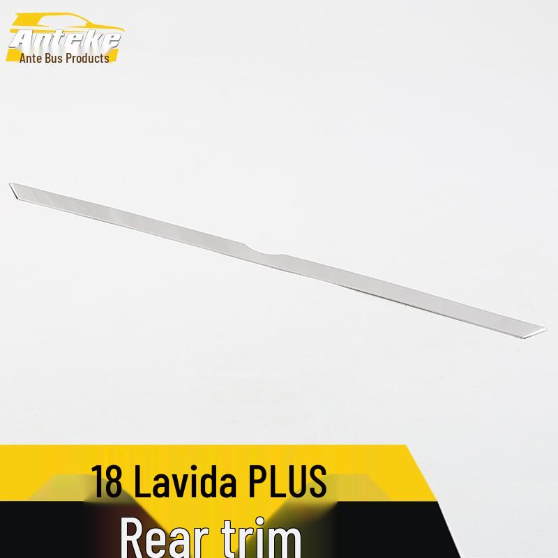 Lavida PLUS Rear Trim & Tailgate Trunk Protective Decorative Strip (18 Models)