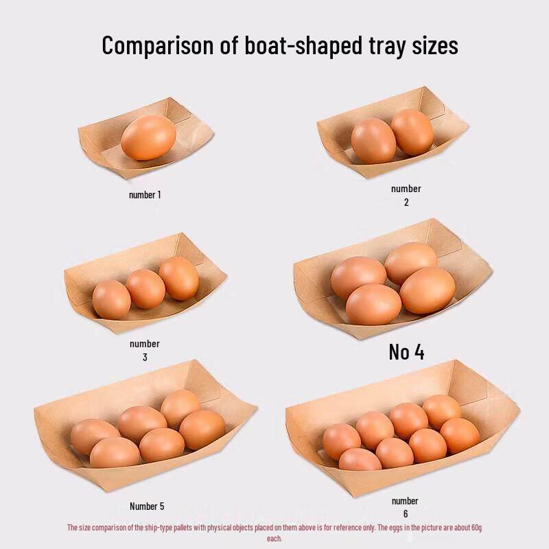 Disposable Kraft Paper Boat Trays