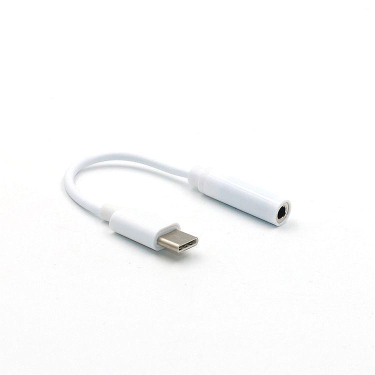 USB-C to 3.5mm Headphone Adapter Cable - Compatible with Type-C Devices for Audio Connectivity