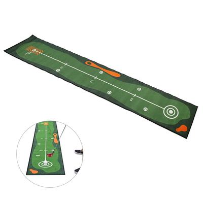 Nylon Golf Practice Putting Mat Indoor Portable Golf Hitting Mat Machine Washable Training Pad