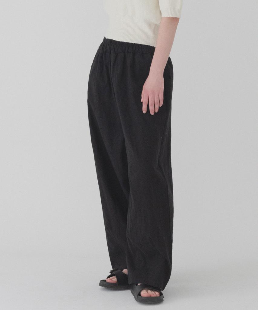 PIANER Comfortable Linen Balloon Pants (Black)